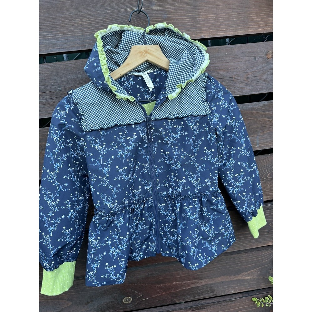 Matilda Jane Enchanted Garden Wildflower Bouquet Blue Floral Jacket *Size 8
